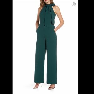 VINCE CAMUTO Hunter Green Jumpsuit